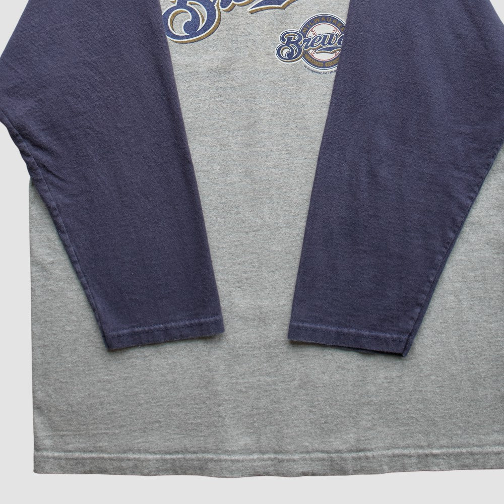 Heather Gray Milwaukee Brewers Lee Apparel 2007 T-Shirt