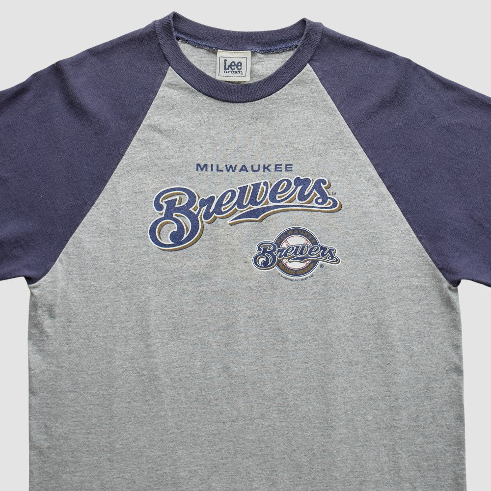Heather Gray Milwaukee Brewers Lee Apparel 2007 T-Shirt