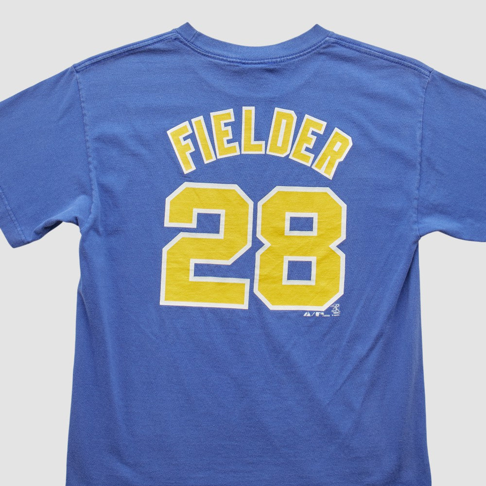 Blue Milwaukee Brewers Majestic 2000s T-Shirt