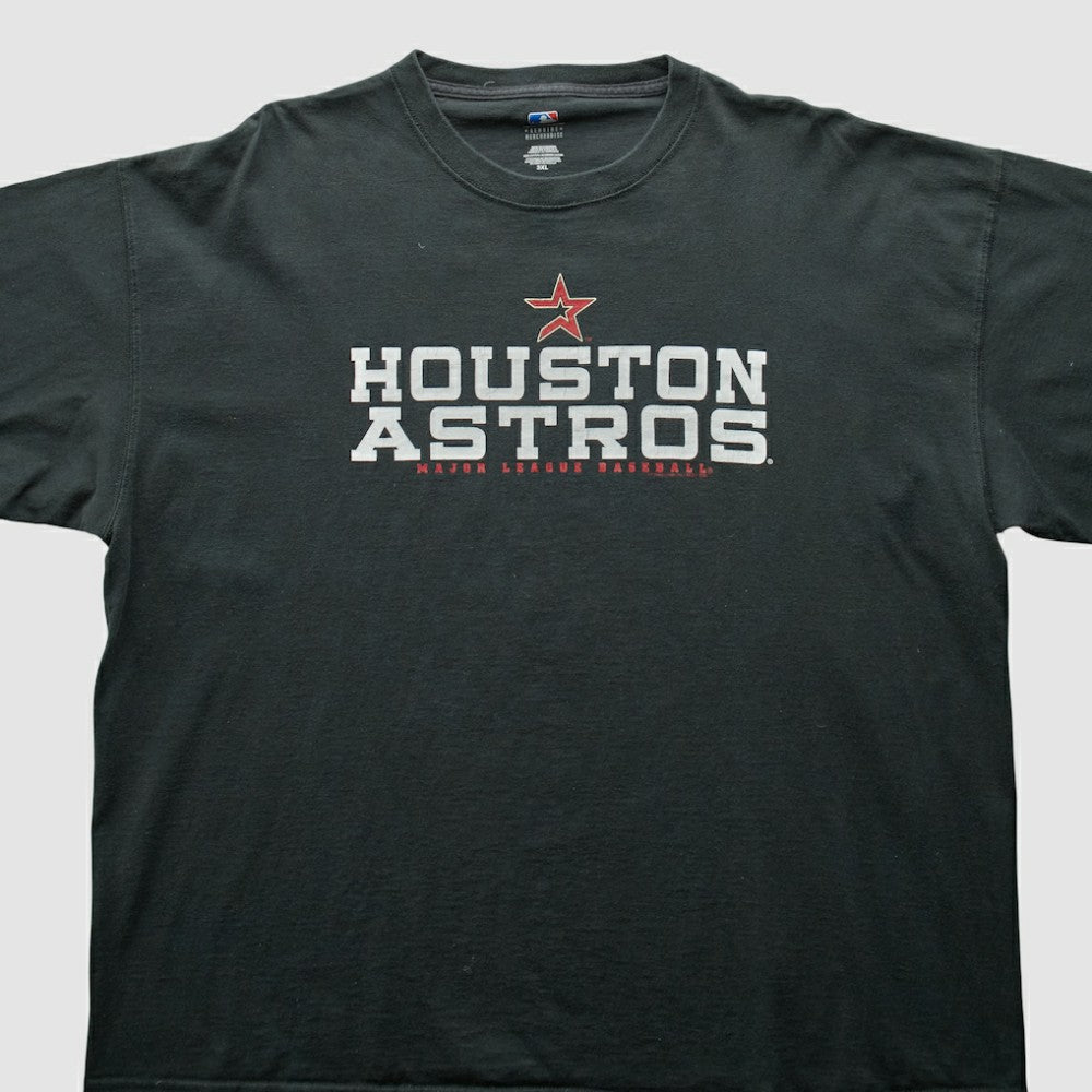 Black Houston Astros 2000s T-Shirt