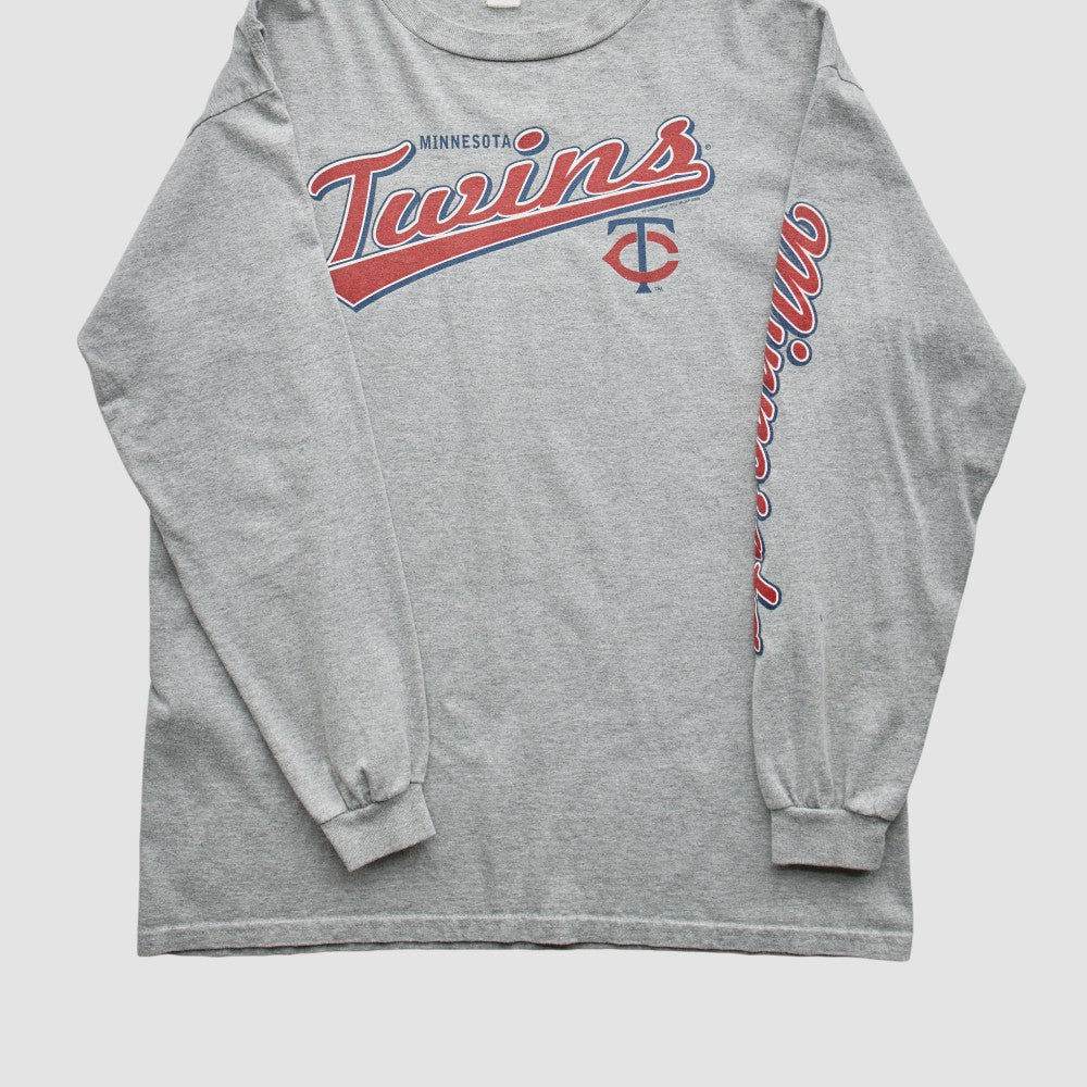 Gray Minnesota Twins CSA 2000s T-Shirt