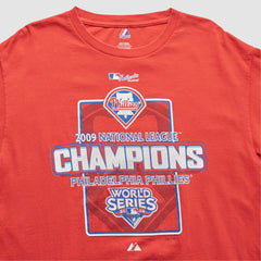 Red Philadelphia Phillies Majestic 2009 T-Shirt