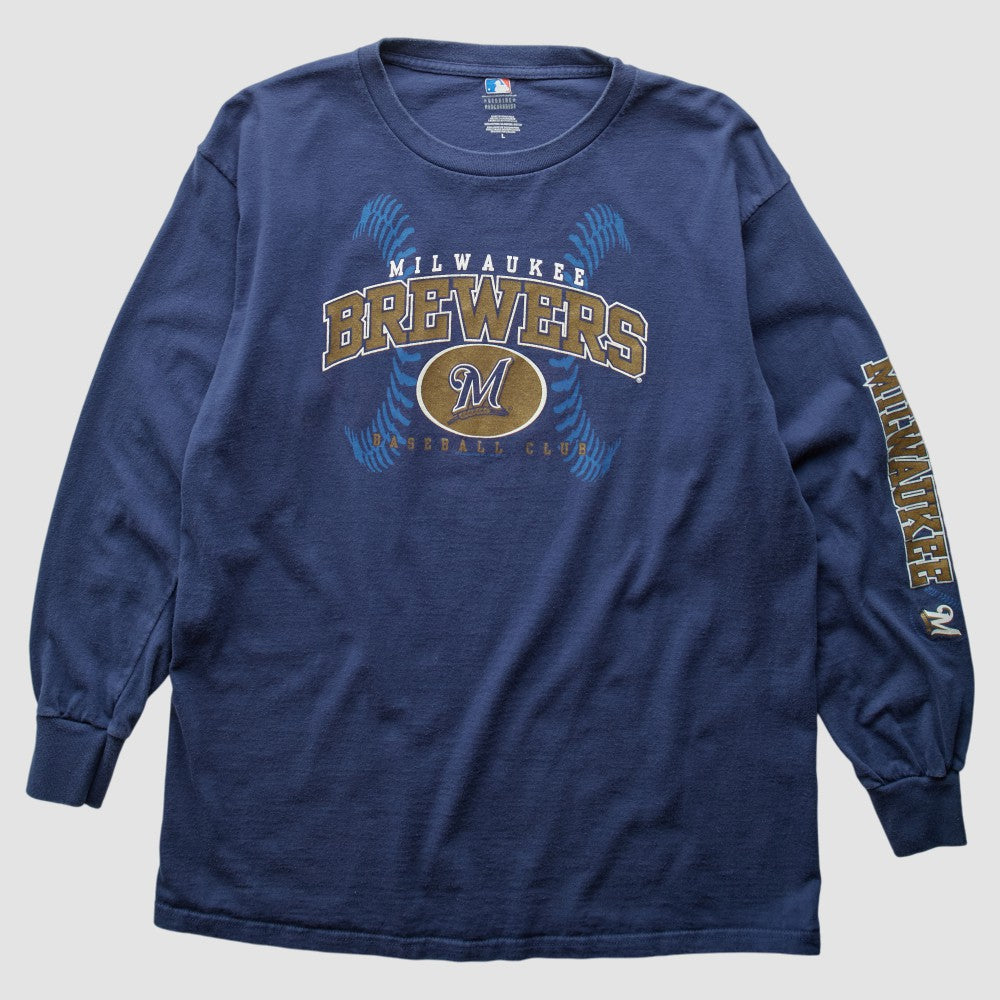 Blue Milwaukee Brewers 2000s T-Shirt