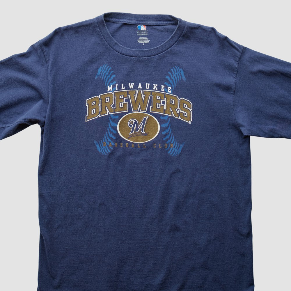 Blue Milwaukee Brewers 2000s T-Shirt