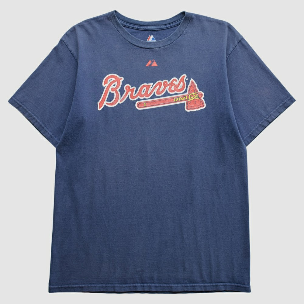 Blue Atlanta Braves Majestic 2000s T-Shirt