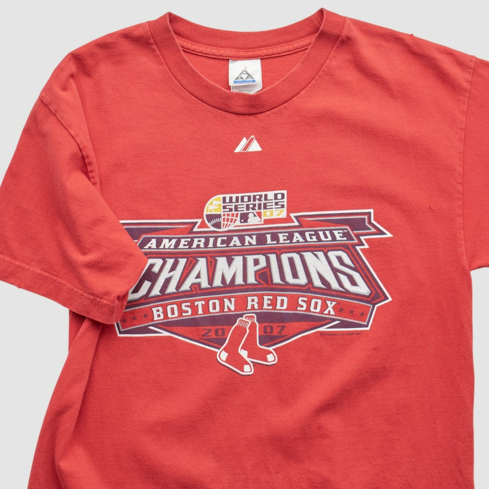 Red Boston Red Sox Majestic 2007 T-Shirt