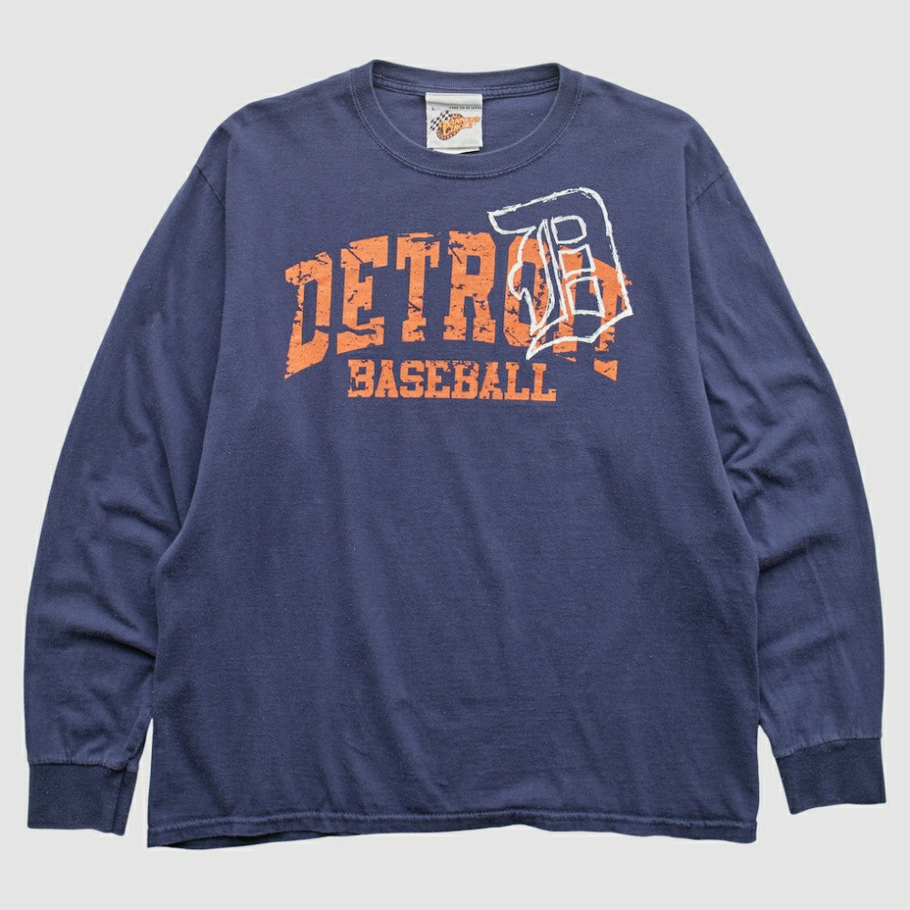 Navy Detroit Tigers 2000s T-Shirt
