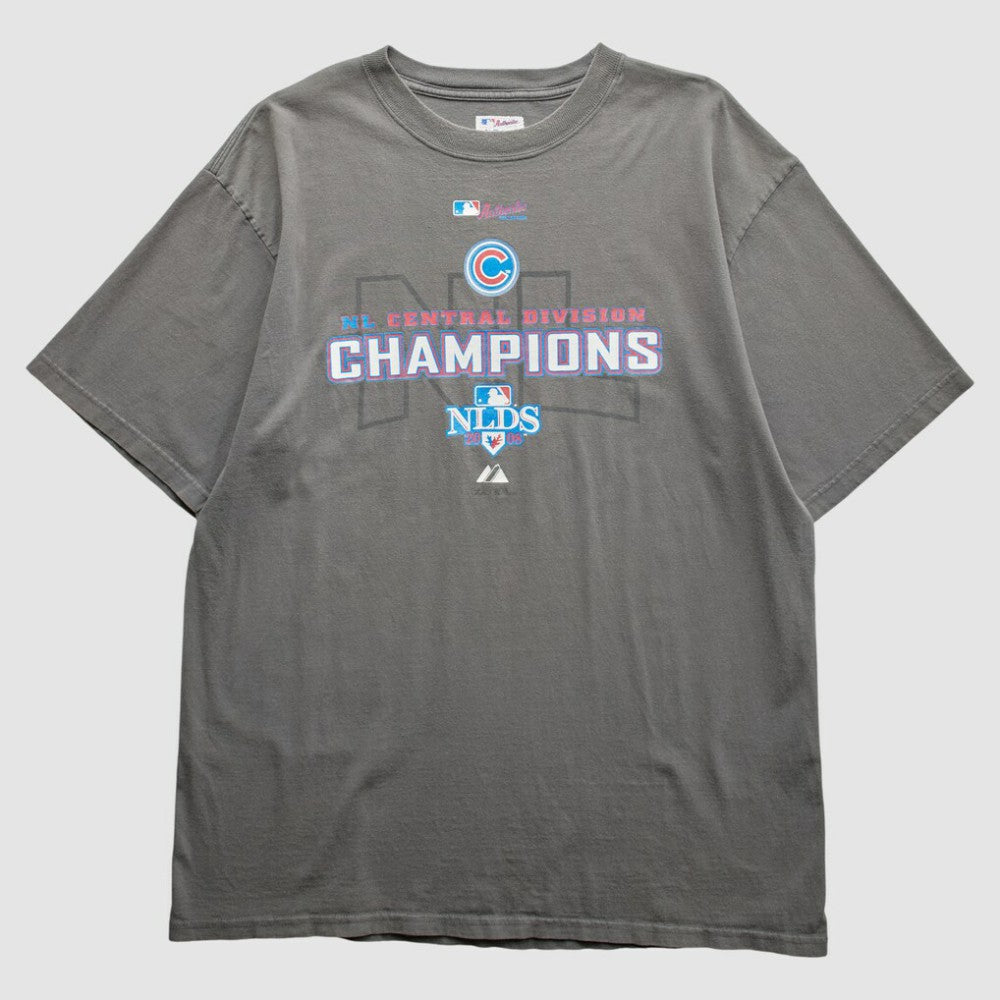 Gray Chicago Cubs Majestic 2008 T-Shirt