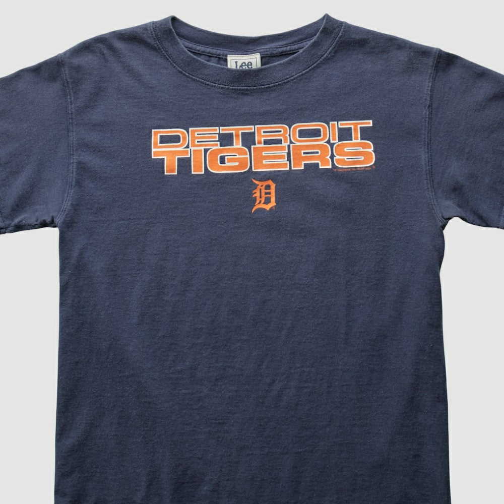 Navy Detroit Tigers Lee Apparel 2000s T-Shirt