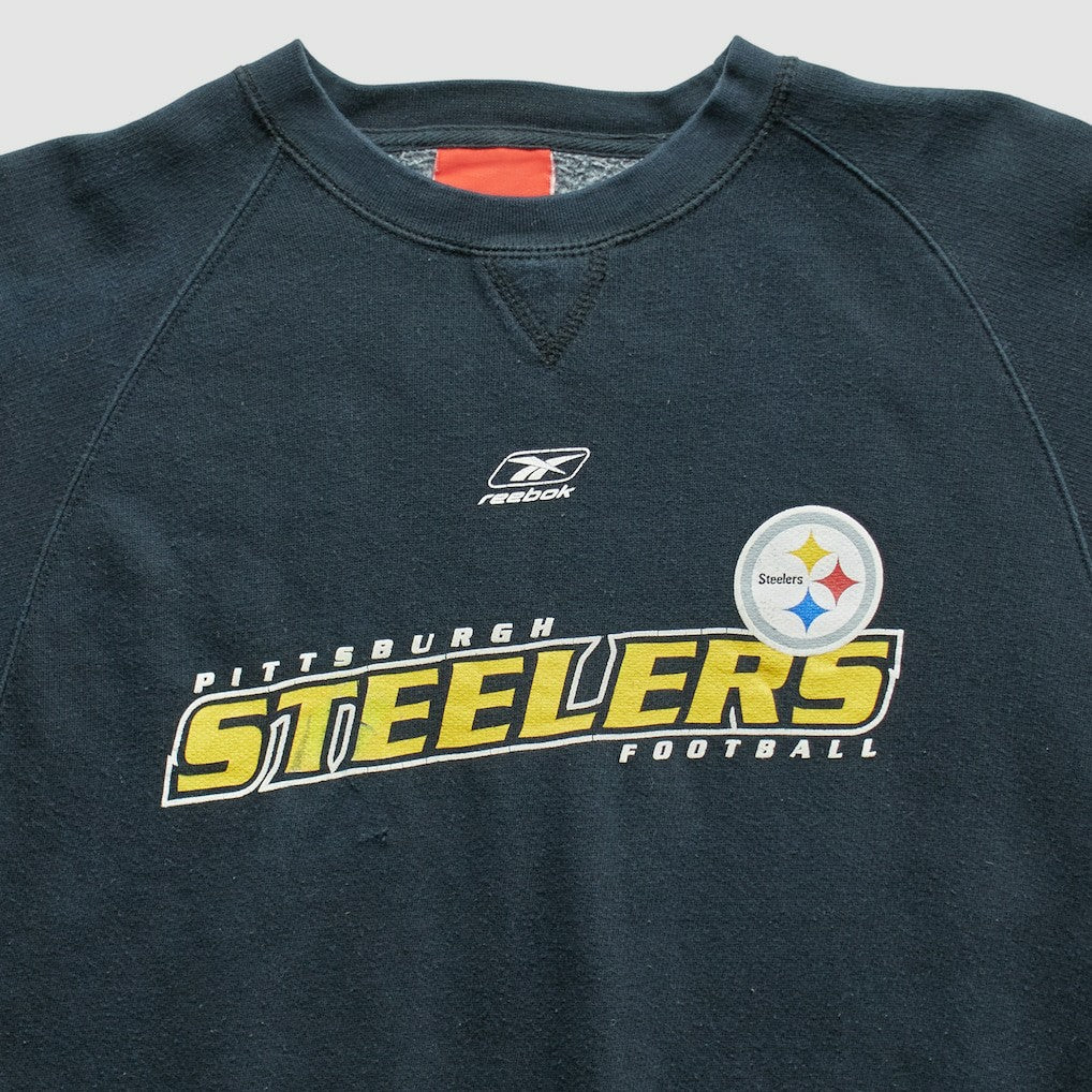 Reebok 2000s Pullover Sweatshirt - Pittsburgh Steelers Pullover