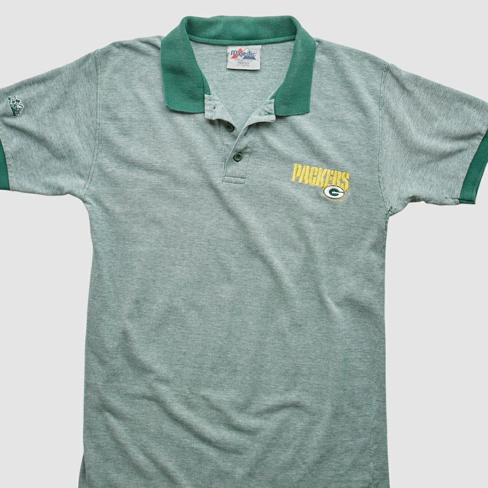 Majestic 90s Polo - Green Bay Packers