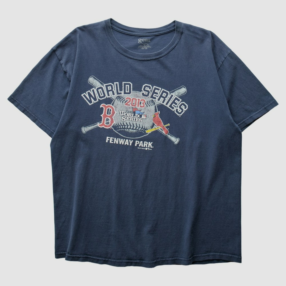 Navy Boston Red Sox vs. St. Louis Cardinals 2013 T-Shirt