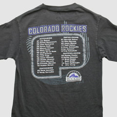 Black Colorado Rockies Majestic 2009 T-Shirt