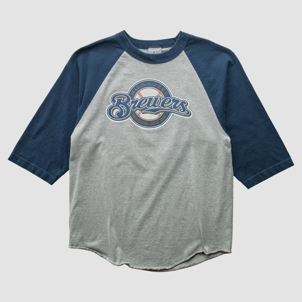 Gray Milwaukee Brewers 2000s T-Shirt