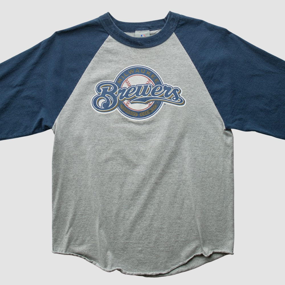 Gray Milwaukee Brewers 2000s T-Shirt