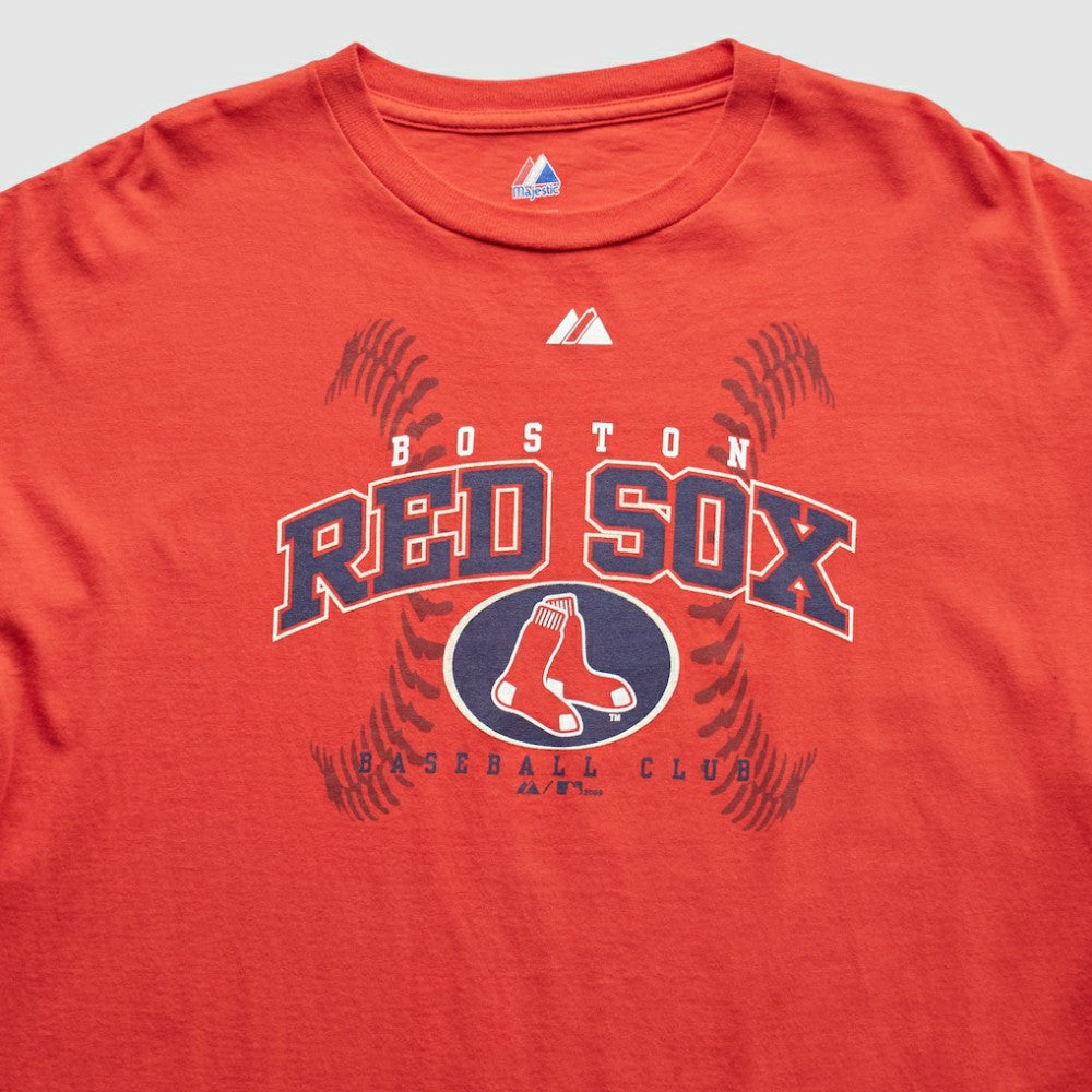 Red Boston Red Sox Majestic 2009 T-Shirt
