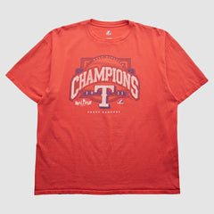 Red Texas Rangers Majestic 2011 T-Shirt