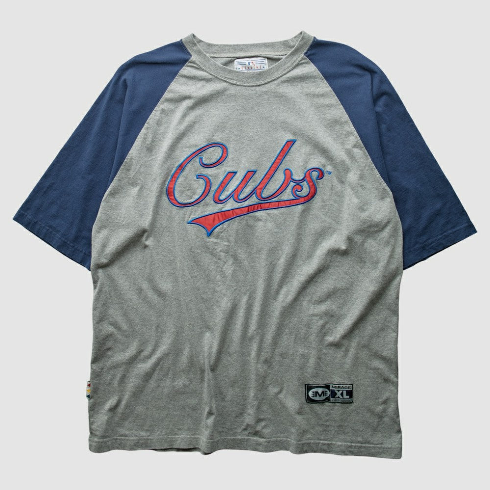 Gray Chicago Cubs Mirage 2000s T-Shirt