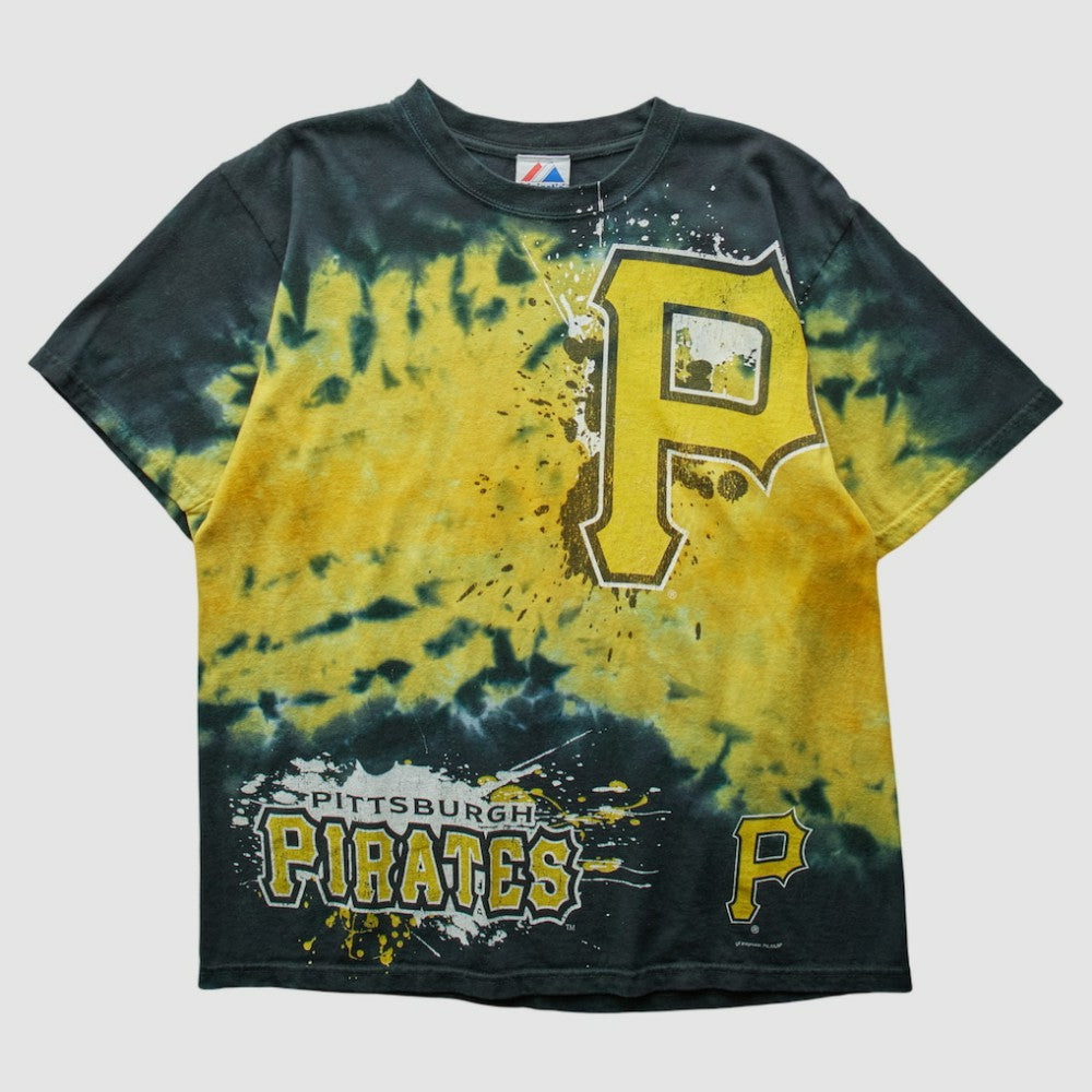 Yellow Pittsburgh Pirates Majestic 2000s T-Shirt