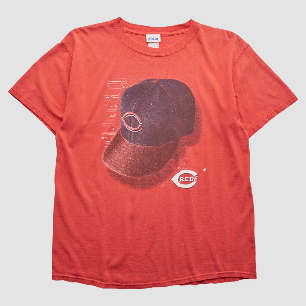 Red Cincinnati Reds CSA 2000s T-Shirt