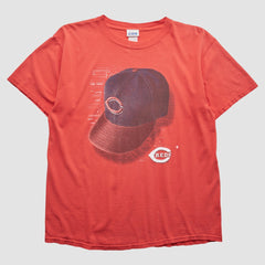 Red Cincinnati Reds CSA 2000s T-Shirt