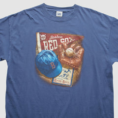 Blue Boston Red Sox Lee Apparel 2000s T-Shirt