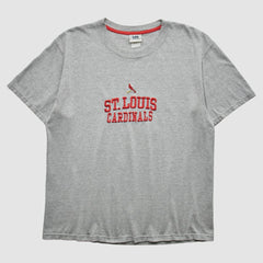 Gray St. Louis Cardinals Lee Apparel 2000s T-Shirt