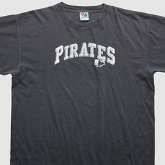 Gray Pittsburgh Pirates Majestic 2000s T-Shirt