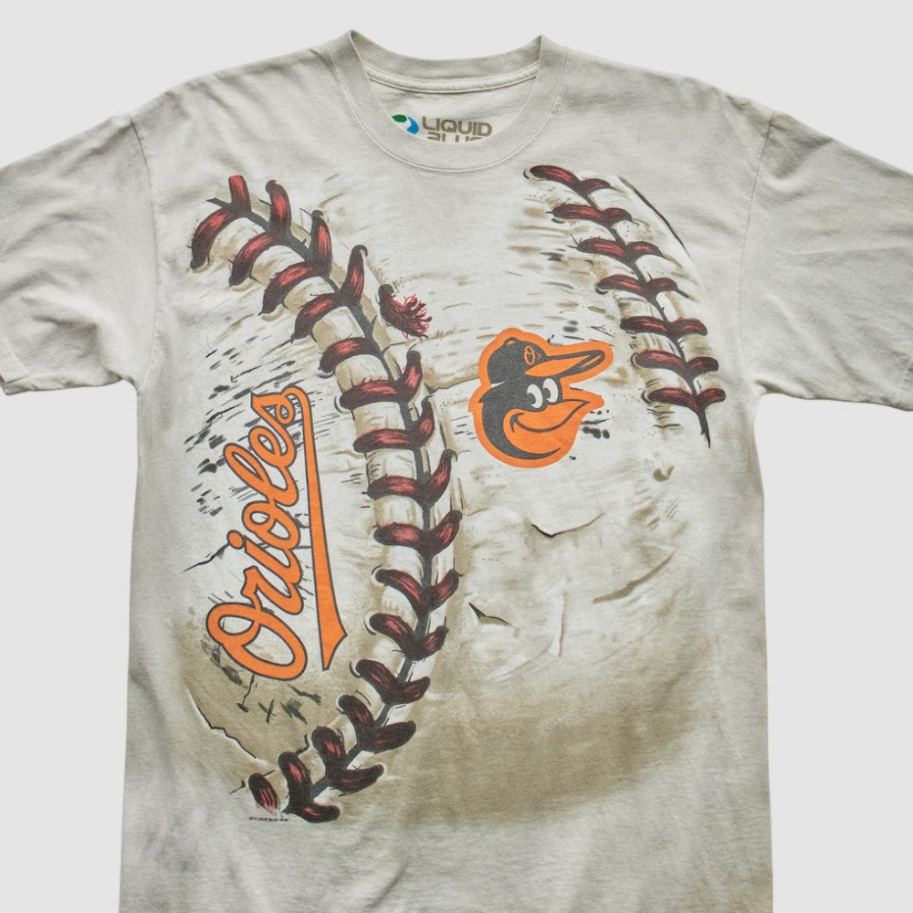 Beige Baltimore Orioles Liquid Blue 2014 T-Shirt