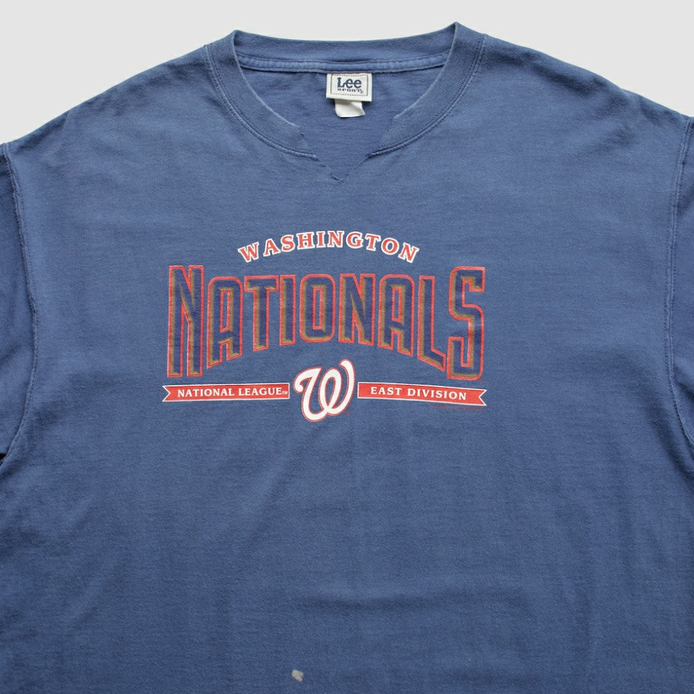 Blue Washington Nationals Lee Apparel 2000s T-Shirt