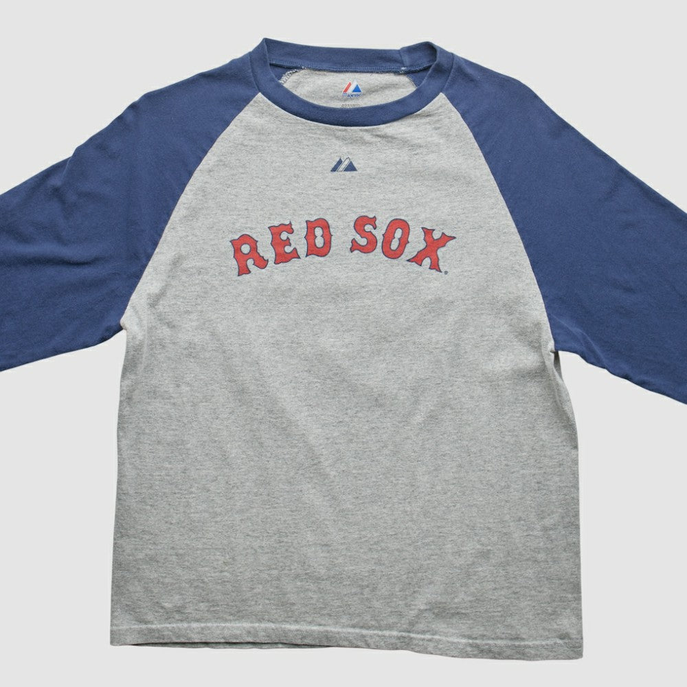 Gray Boston Red Sox Majestic 2000s T-Shirt