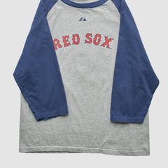 Gray Boston Red Sox Majestic 2000s T-Shirt