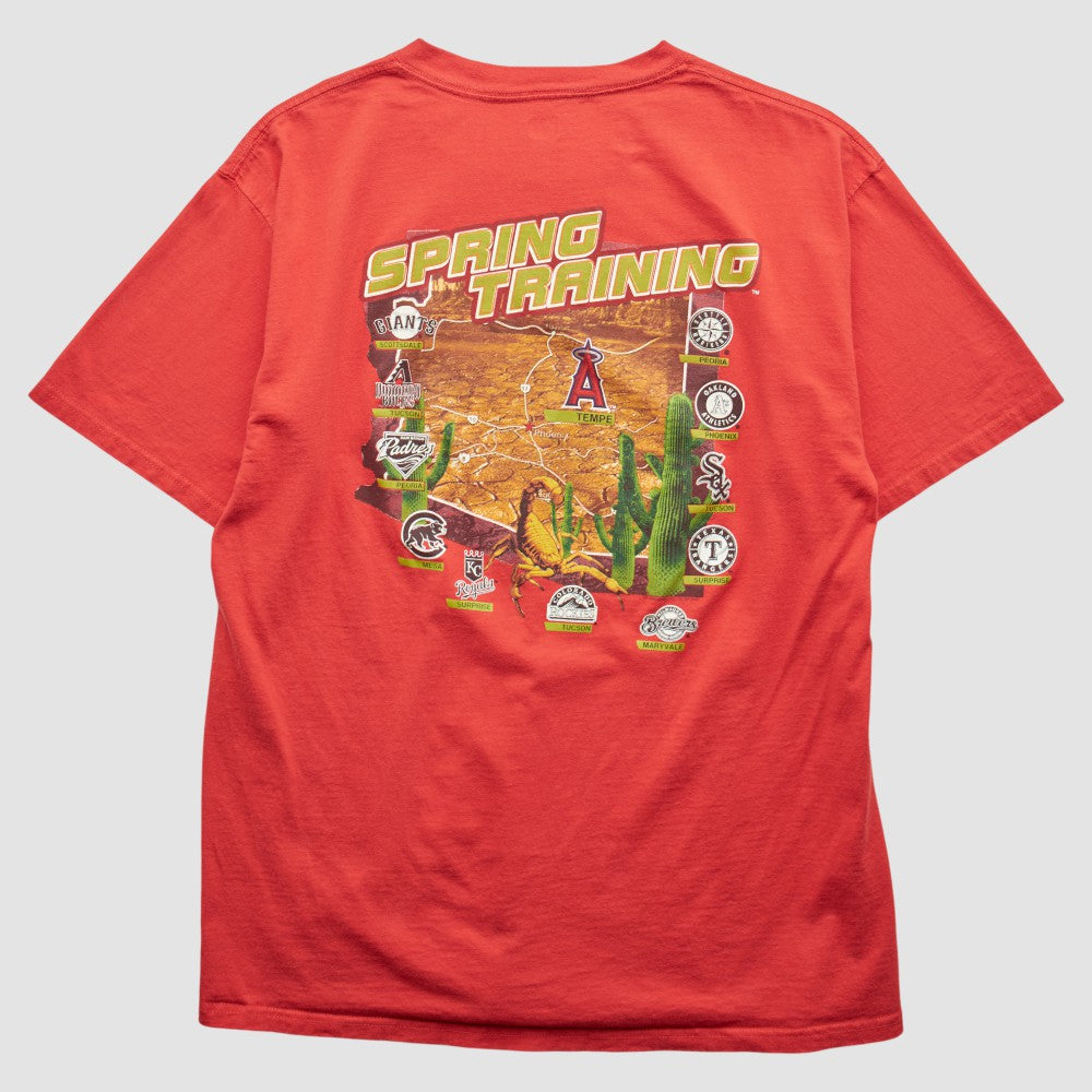 Red Los Angeles Angels Lee Apparel 2000s T-Shirt