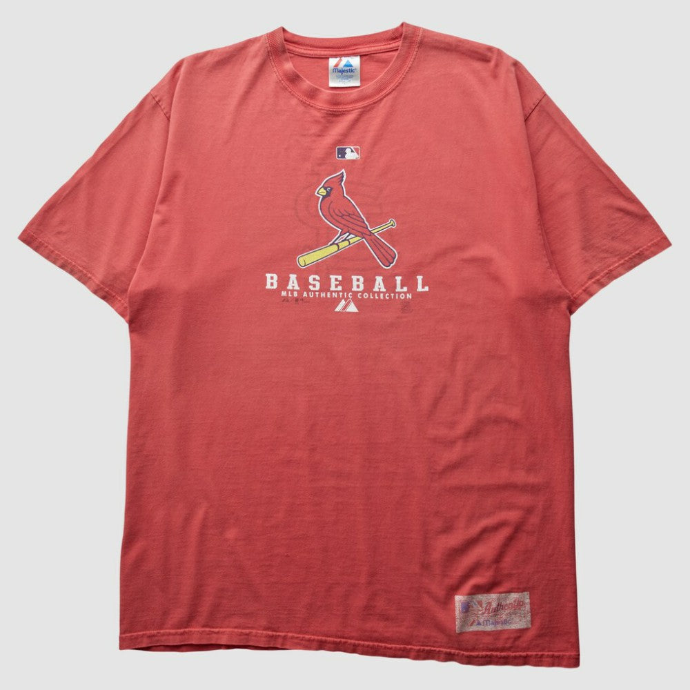 Red St. Louis Cardinals Majestic 2000s T-Shirt