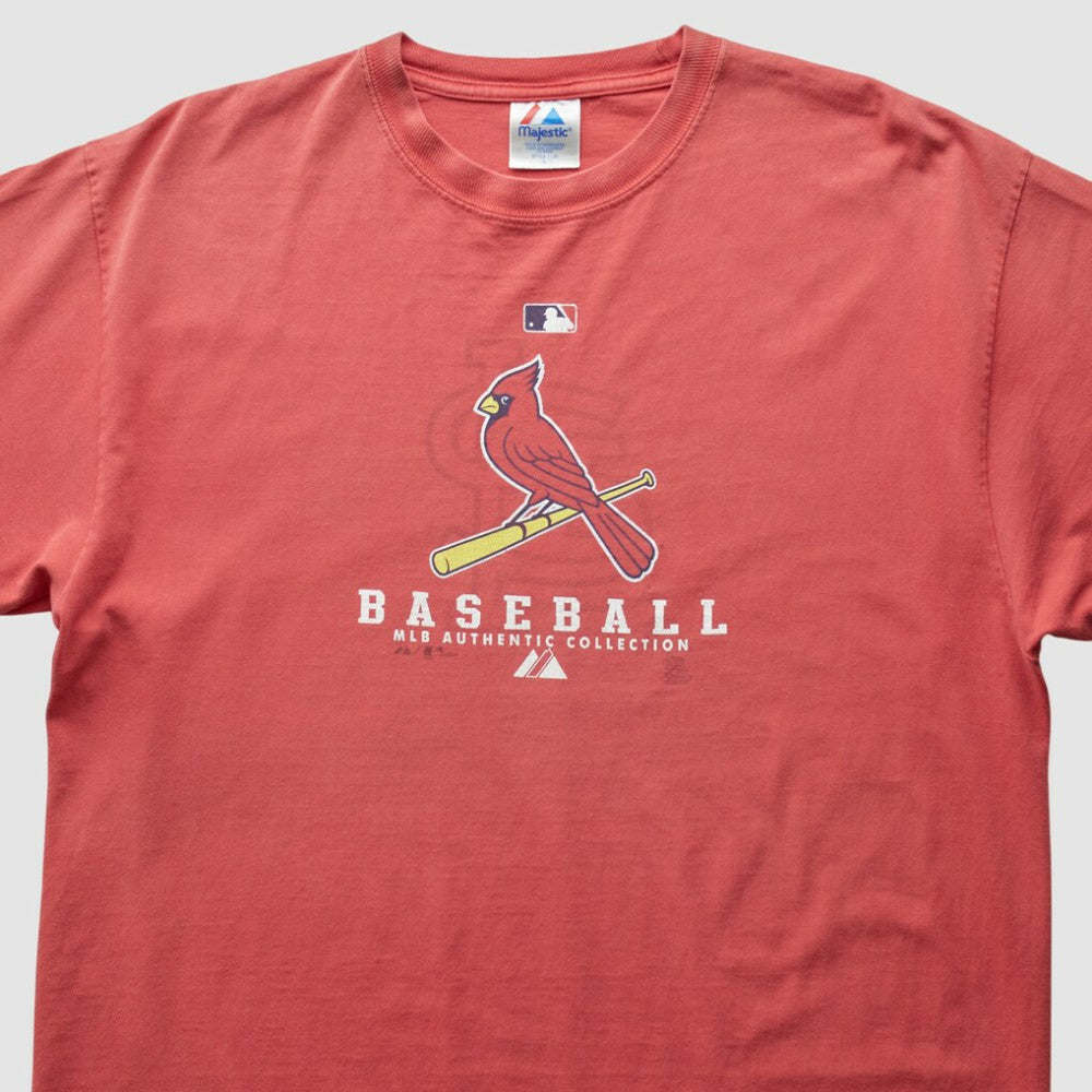 Red St. Louis Cardinals Majestic 2000s T-Shirt