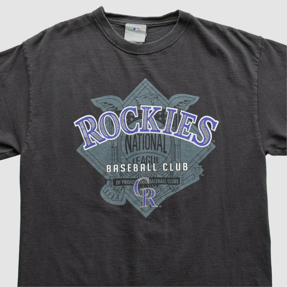 Black Colorado Rockies 2000s T-Shirt