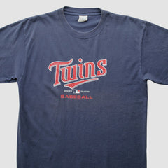 Navy Minnesota Twins Majestic 2000s T-Shirt