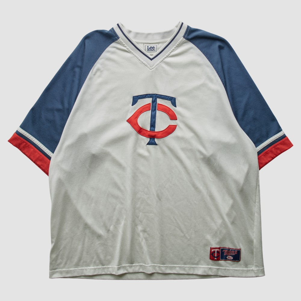 White Minnesota Twins Lee Apparel 2000s T-Shirt