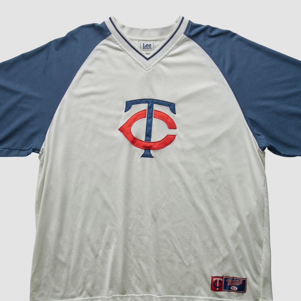 White Minnesota Twins Lee Apparel 2000s T-Shirt