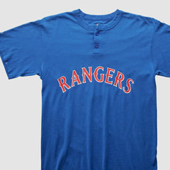 Blue Texas Rangers Majestic 2000s T-Shirt