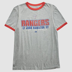 Heather Gray Texas Rangers Majestic 2010 T-Shirt