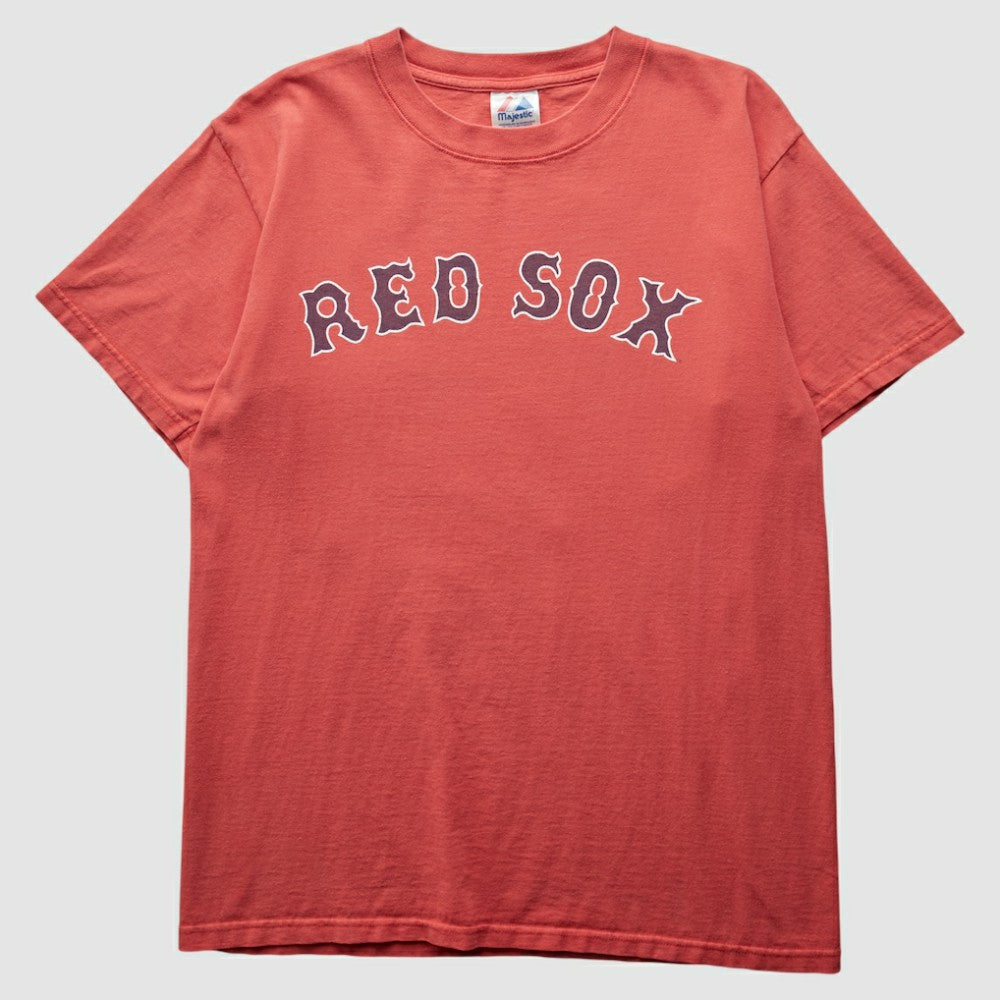 Red Boston Red Sox Majestic 2000s T-Shirt