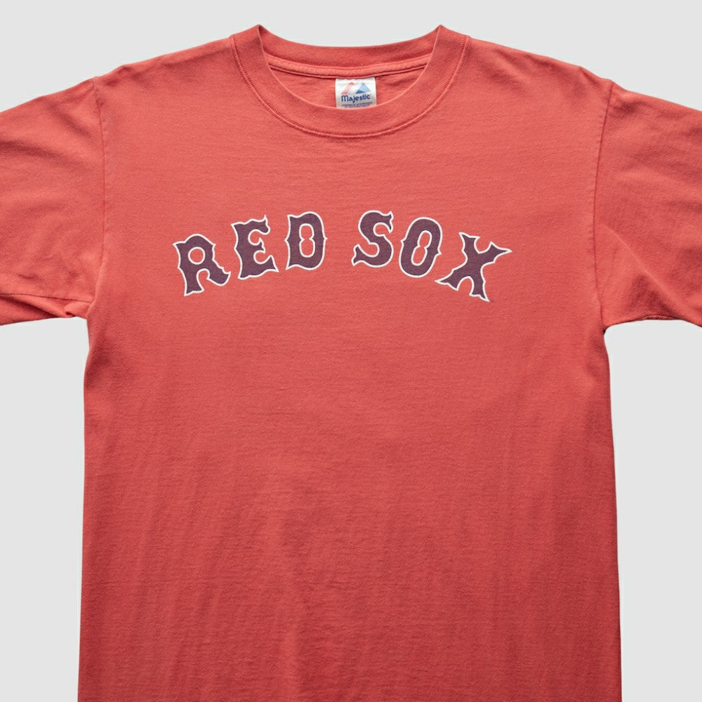 Red Boston Red Sox Majestic 2000s T-Shirt