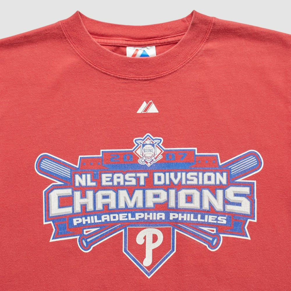 Red Philadelphia Phillies Majestic 2007 T-Shirt