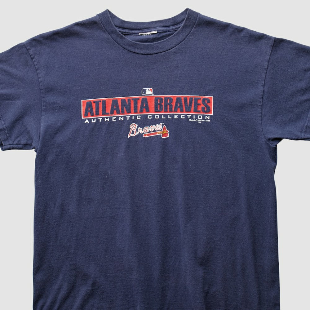 Navy Atlanta Braves 2001 T-Shirt