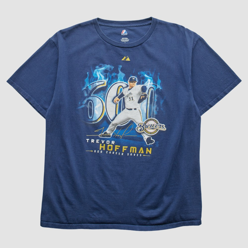 Blue Milwaukee Brewers Majestic 2010 T-Shirt