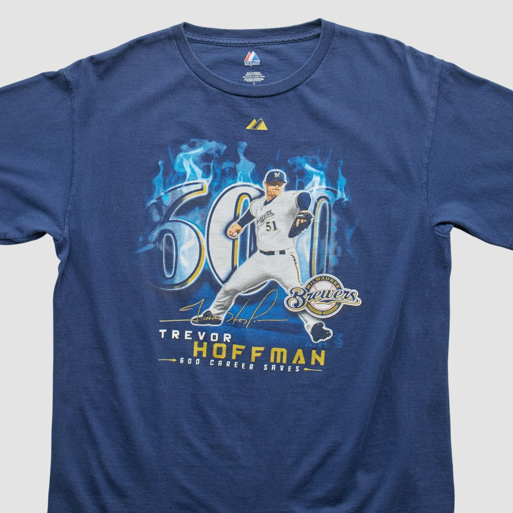 Blue Milwaukee Brewers Majestic 2010 T-Shirt