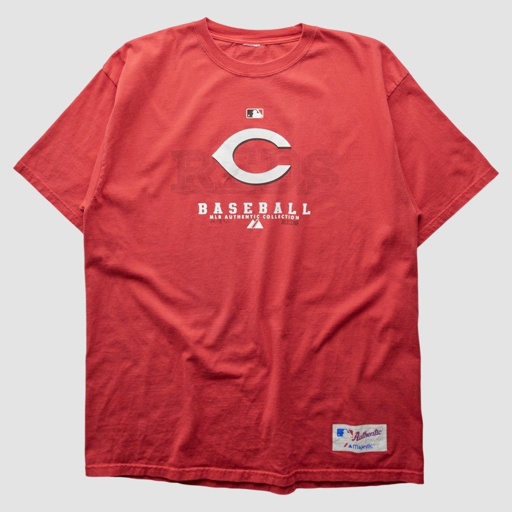 Red Cincinnati Reds Majestic 2000s T-Shirt