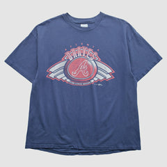 Navy Atlanta Braves Hanes 1997 T-Shirt