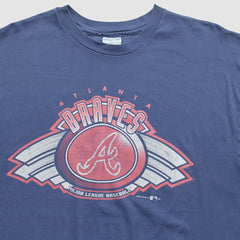 Navy Atlanta Braves Hanes 1997 T-Shirt